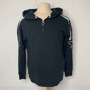 Small black (PINK) quarter zip up jacket